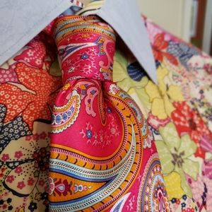 MENS PAISLEY SILK TIE